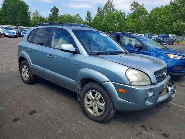 2007 Hyundai Tucson VIN KM8JN72D17U635774 COPART salvage auction — FRONT END, Or - Salvage Title Certificate, sold $450 on 2026-07-06 (photo 4)