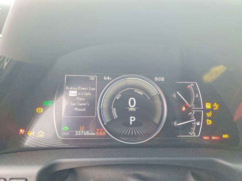 2024 Lexus Es 300h VIN 58ADA1C16RU048203 COPART salvage auction — FRONT END, Ca - Salvage Certificate, sold $16,700 on 2026-07-27 (photo 9)