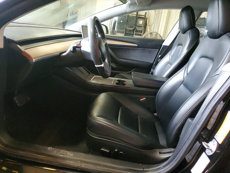 2021 Tesla Model 3 VIN 5YJ3E1EB8MF077544 COPART salvage auction — FRONT END, VA - CERTIFICATE OF TITLE, sold $12,400 on 2026-07-16 (photo 7)