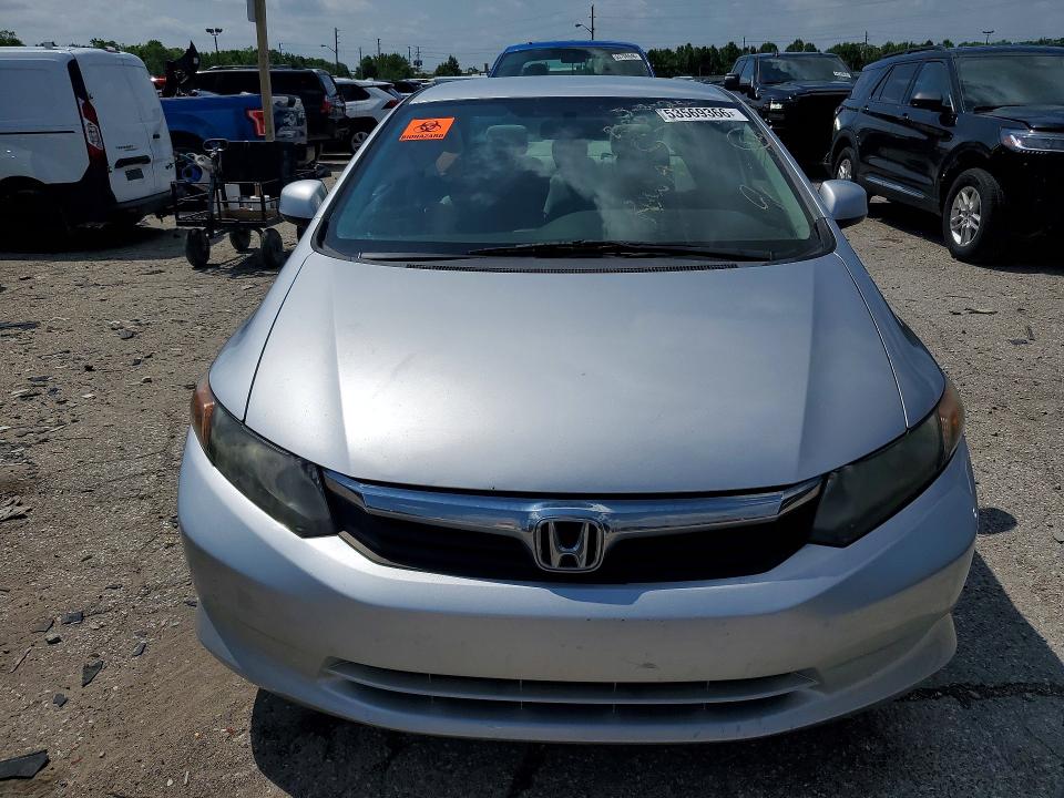 2012 Honda VIN 19XFB2F56CE077924 COPART salvage auction — SIDE, In - Certificate Of Title, sold $450 on 2026-07-02 (photo 5)