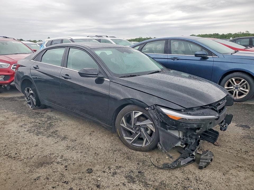 2025 Hyundai Elantra VIN KMHLS4DGXSU856905 COPART salvage auction — FRONT END, Va - Cert Of Title - Salvage, sold $4,100 on 2026-07-22 (photo 4)