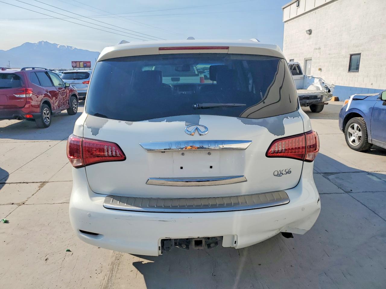 2012 Infiniti QX56 VIN JN8AZ2ND1C9716105 COPART salvage auction — Mechanical, UT - CERTIFICATE OF TITLE, sold $4,300 on 2026-07-09 (photo 6)