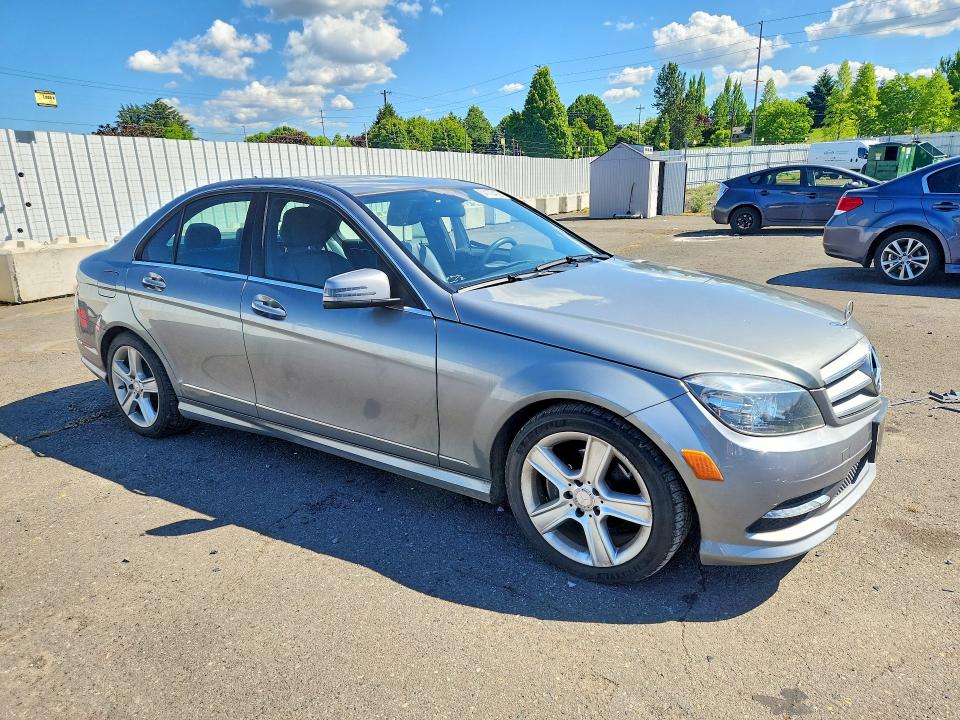 2011 Mercedes-benz C-klasse VIN WDDGF5EB2BA514746 COPART salvage auction — SIDE, Or - Salvage Title Certificate, sold $2,600 on 2026-07-15 (photo 4)