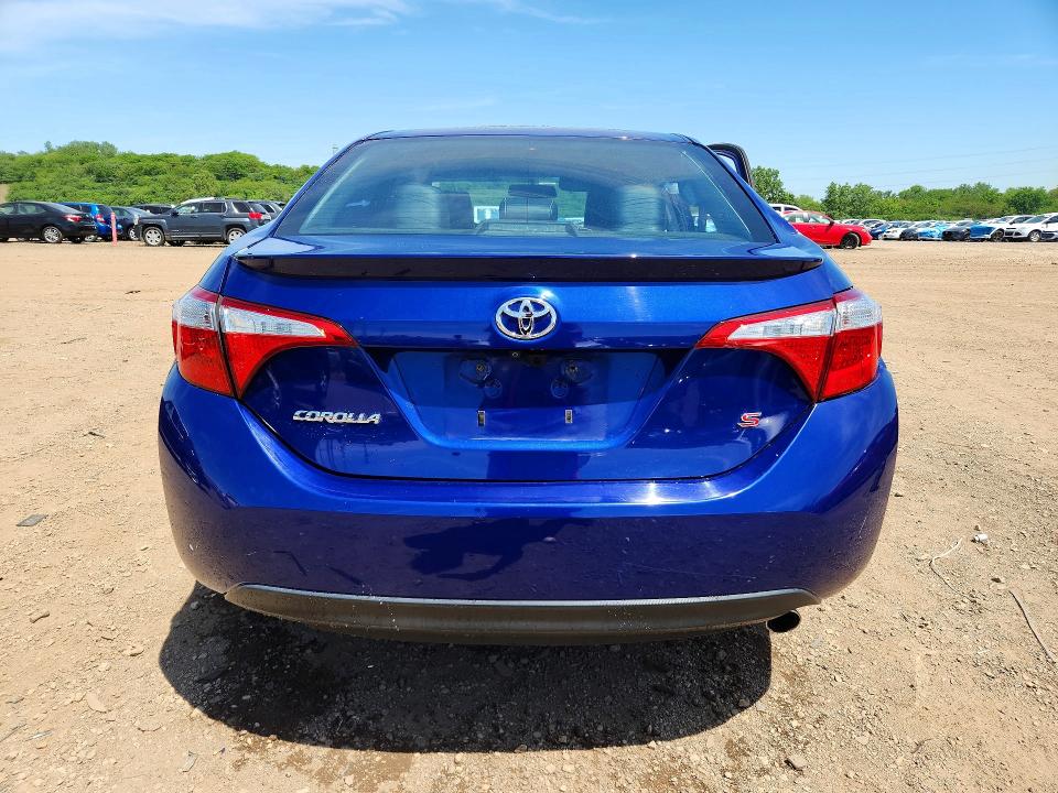 2014 Toyota Corolla VIN 5YFBURHE3EP014909 COPART salvage auction — SIDE, Il - Salvage Certificate, sold $2,050 on 2026-07-24 (photo 6)
