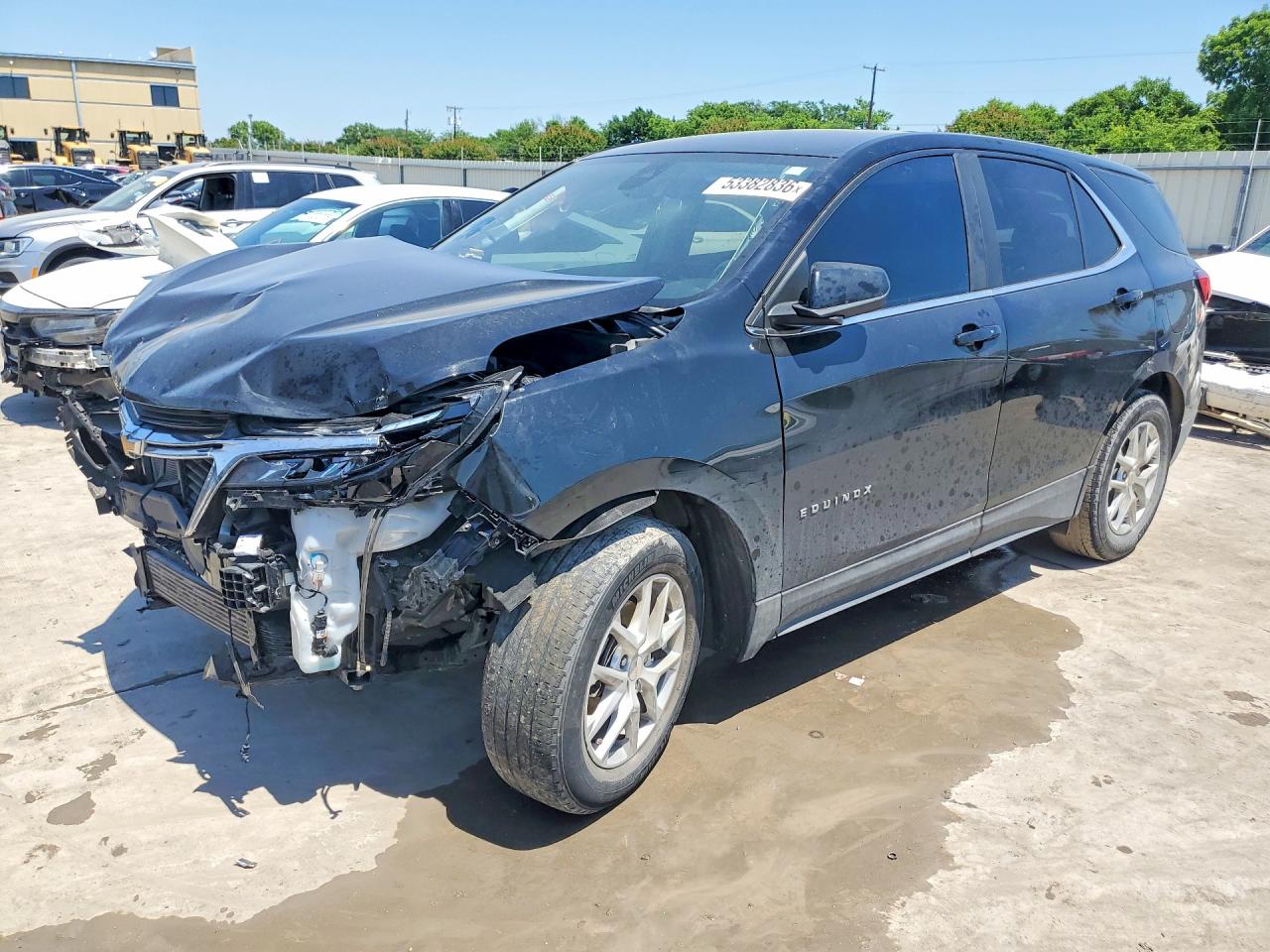 2023 Chevrolet Equinox VIN 3GNAXKEG4PL196305 COPART salvage auction — Front End, TX - SALVAGE VEHICLE TITLE, sold $2,650 on 2026-06-25 (photo 1)
