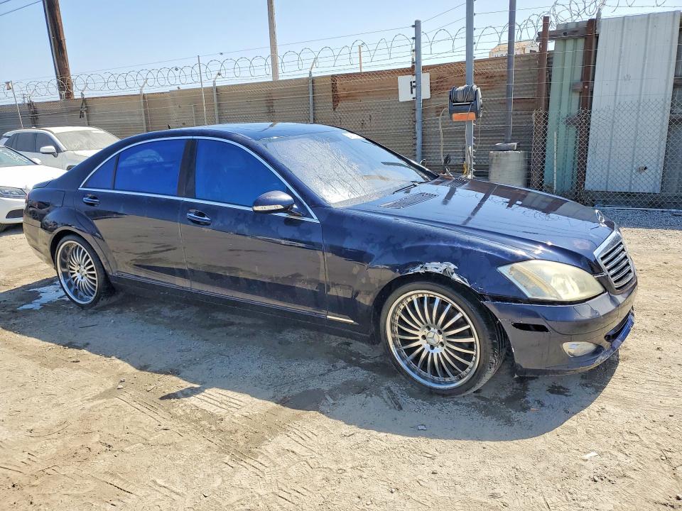 2007 Mercedes-benz S class VIN WDDNG71X87A039080 COPART salvage auction — VANDALISM, Ca - Salvage Certificate, sold $175 on 2026-07-23 (photo 4)