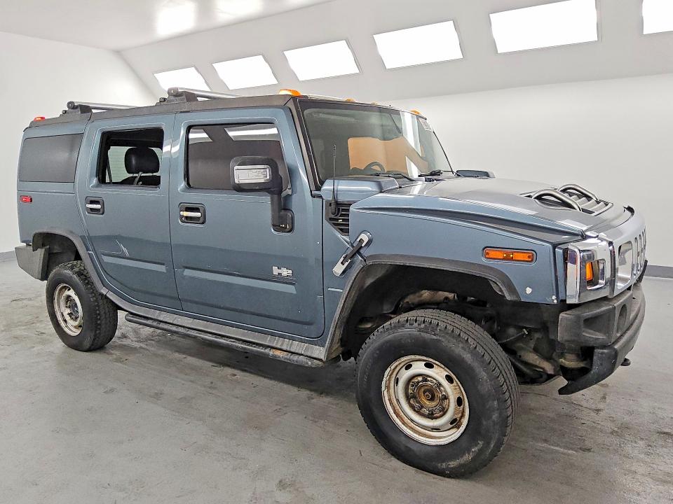 2005 Hummer H2 VIN 5GRGN23U35H100787 COPART salvage auction — FRAME DAMAGE, Ca - Certificate Of Title, sold $1,400 on 2026-07-07 (photo 4)