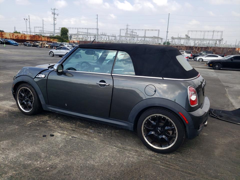 2012 Mini Cooper VIN WMWZP3C56CT296668 COPART salvage auction — FRONT END, CA - SALVAGE CERTIFICATE, sold $1,500 on 2026-07-02 (photo 2)