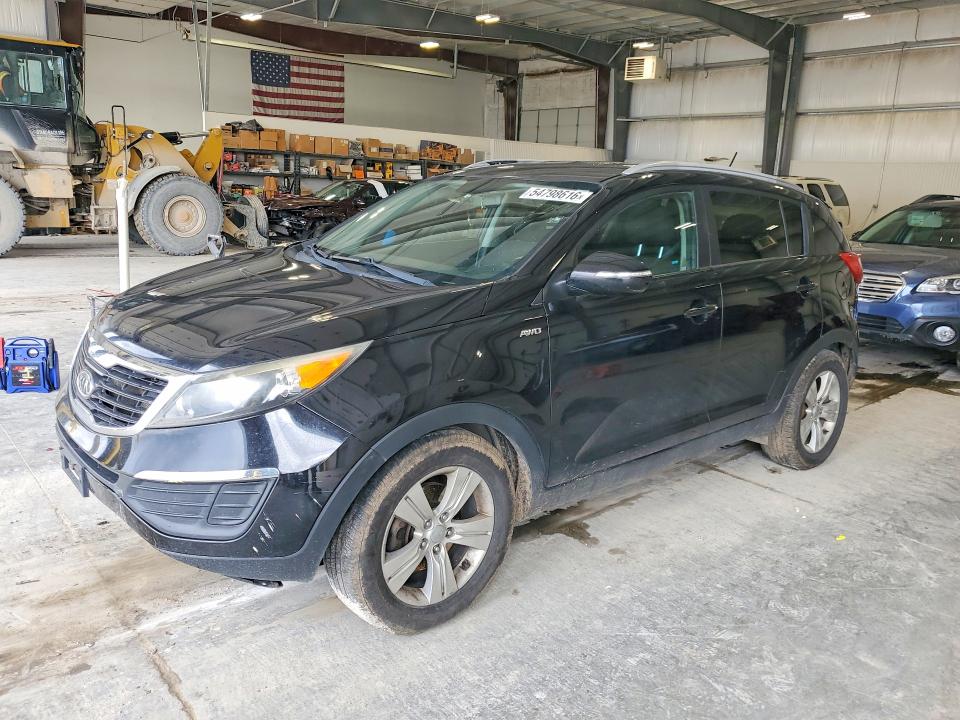 2011 Kia Sportage VIN KNDPBCA2XB7153330 COPART salvage auction — HAIL, Ne - Certificate Of Title, sold $750 on 2026-07-02 (photo 1)