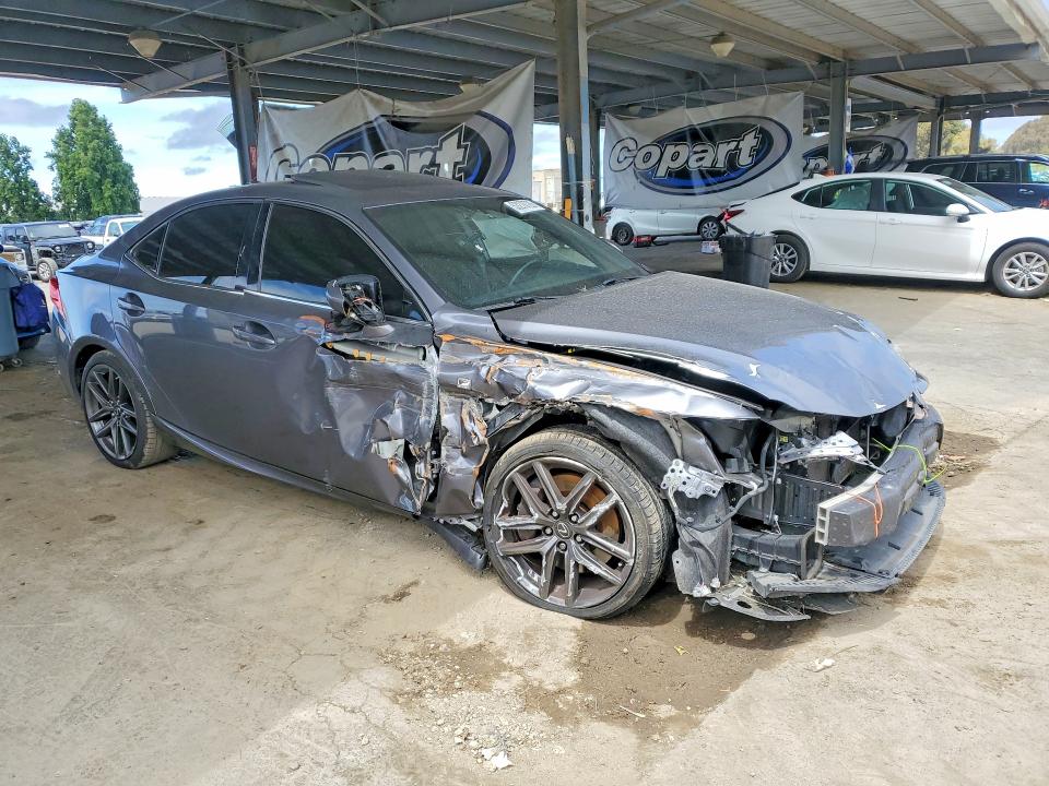 2014 Lexus Is VIN JTHBE1D28E5011462 COPART salvage auction — FRONT END, Ca - Salvage Certificate, sold $3,100 on 2026-07-09 (photo 4)