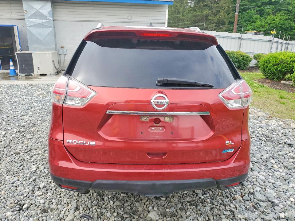 2014 Nissan Rogue VIN 5N1AT2MT0EC797671 COPART salvage auction — MINOR DENT/SCRATCHES, NC - DEALER ONLY CLEAN TITLE, sold $150 on 2026-07-09 (photo 6)