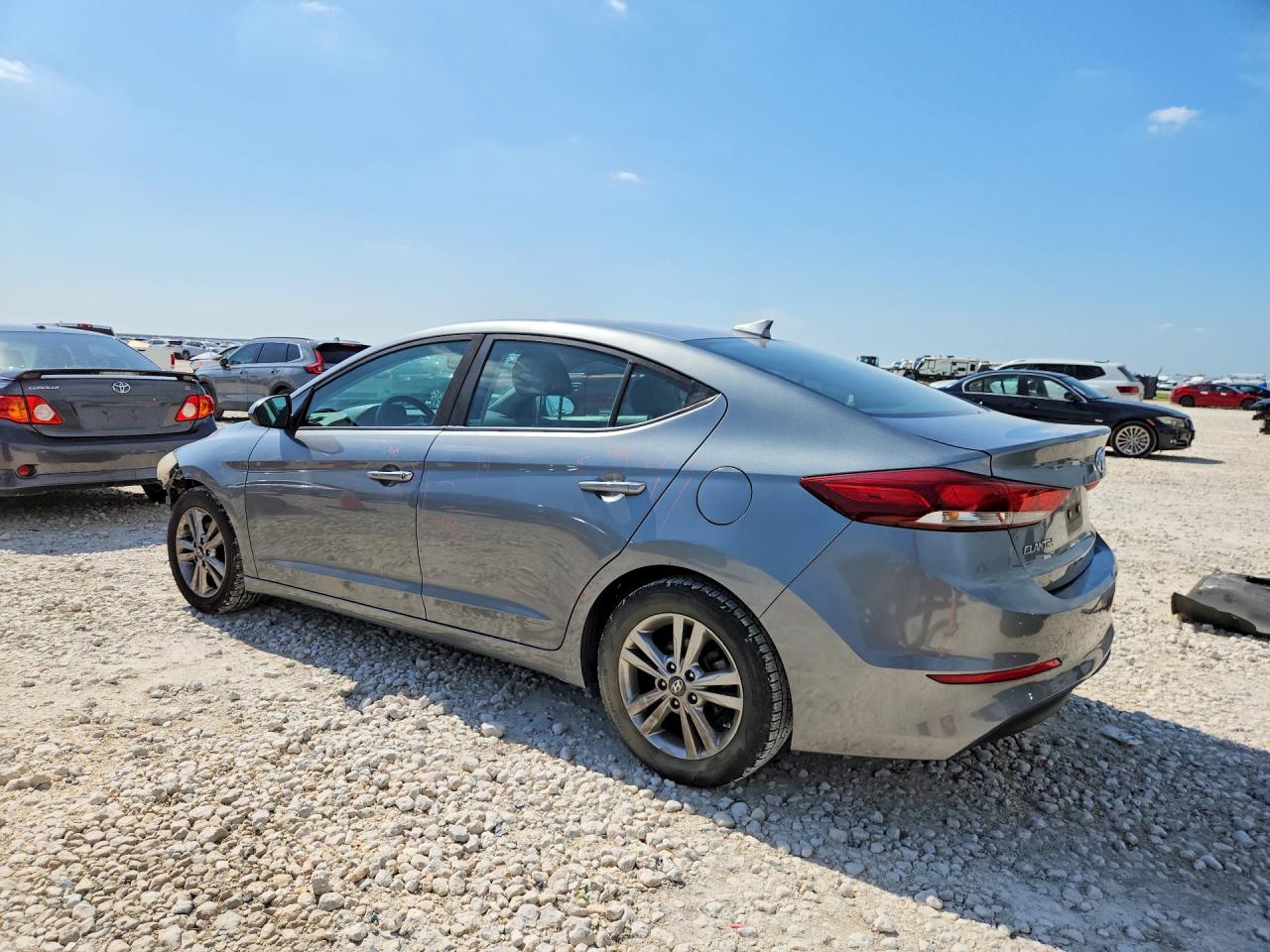 2018 Hyundai Elantra VIN KMHD84LF0JU590966 COPART salvage auction — Front End, TX - SALVAGE VEHICLE TITLE (P), sold $1,900 on 2026-07-09 (photo 2)