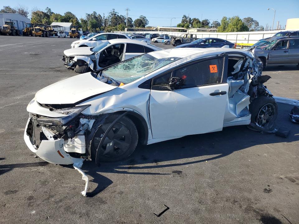 2025 Toyota Prius plug-in VIN JTDACACU4S3050627 COPART salvage auction — ALL OVER, Ca - Non-Repairable Vehicle Cert, sold $2,300 on 2026-07-13 (photo 1)