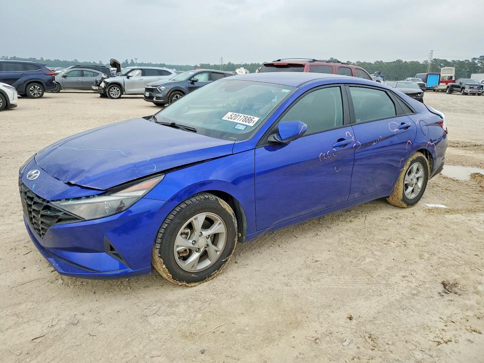 2022 Hyundai Elantra VIN KMHLL4AG2NU359613 COPART salvage auction — REAR END, Tx - Salvage Vehicle Title, sold $200 on 2026-07-28 (photo 1)