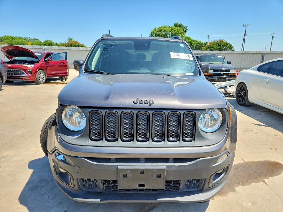2018 Jeep Renegade VIN ZACCJABB8JPH46142 COPART salvage auction — FRONT END, Tx - Salvage Vehicle Title, sold $1,200 on 2026-07-02 (photo 5)
