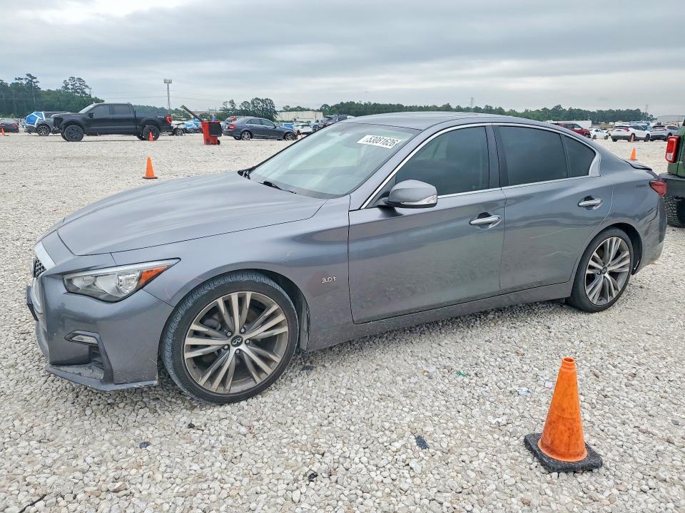 2018 Infiniti VIN JN1EV7AP9JM356620 COPART salvage auction — REAR END, Tx - Salvage Vehicle Title, sold $300 on 2026-07-21 (photo 1)