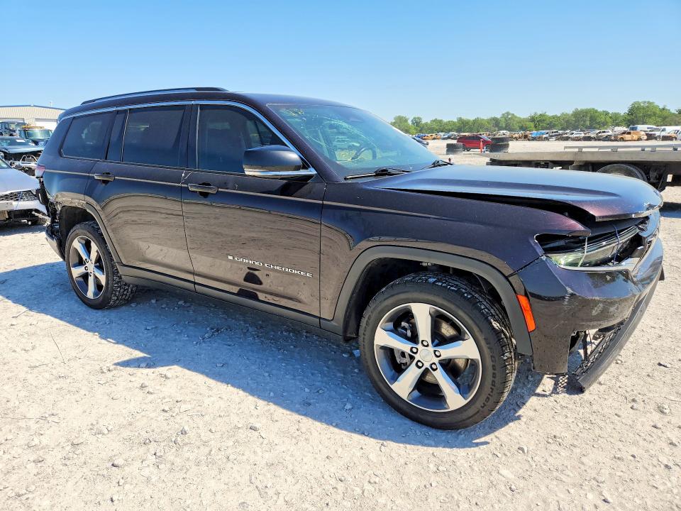 2022 Jeep Cherokee VIN 1C4RJJBG9N8581785 COPART salvage auction — FRONT END, Mi - Certificate Of Title (P), sold $10,200 on 2026-07-28 (photo 4)