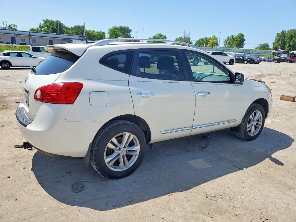 2015 Nissan Rogue VIN JN8AS5MV6FW771591 COPART salvage auction — FRONT END, Wv - Salvage Certificate, sold $1,750 on 2026-07-17 (photo 3)