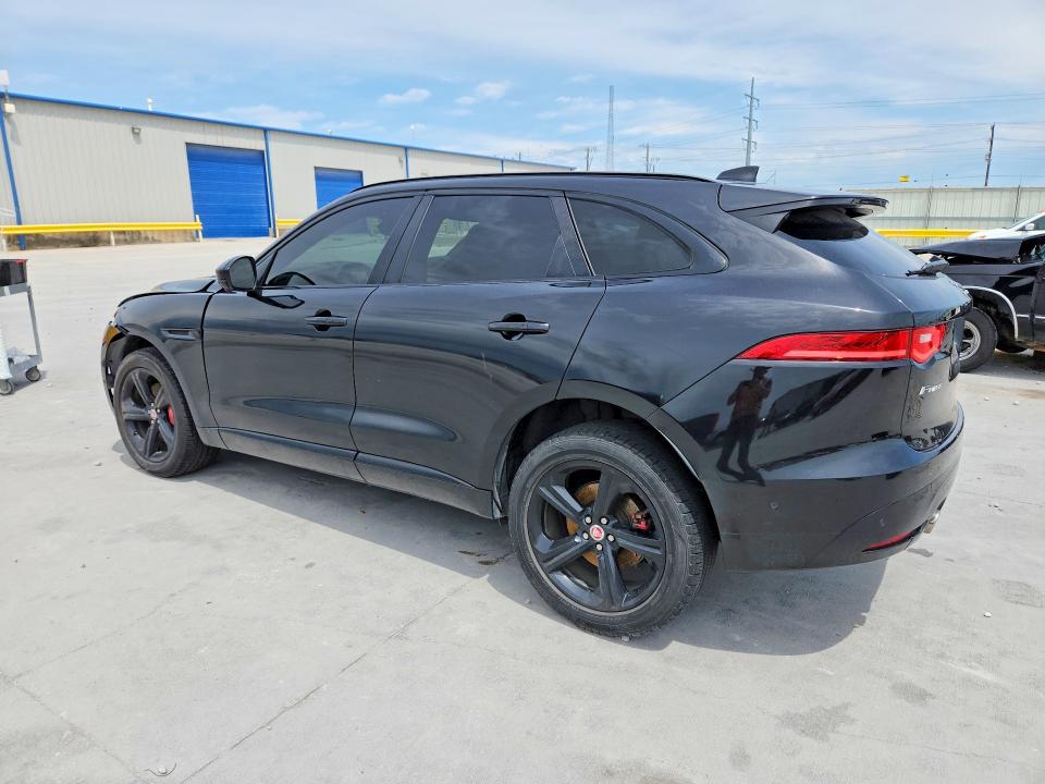 2017 Jaguar F-pace VIN SADCM2BV7HA080526 COPART salvage auction — FRONT END, Tx - Salvage Vehicle Title, sold $3,150 on 2026-07-02 (photo 2)