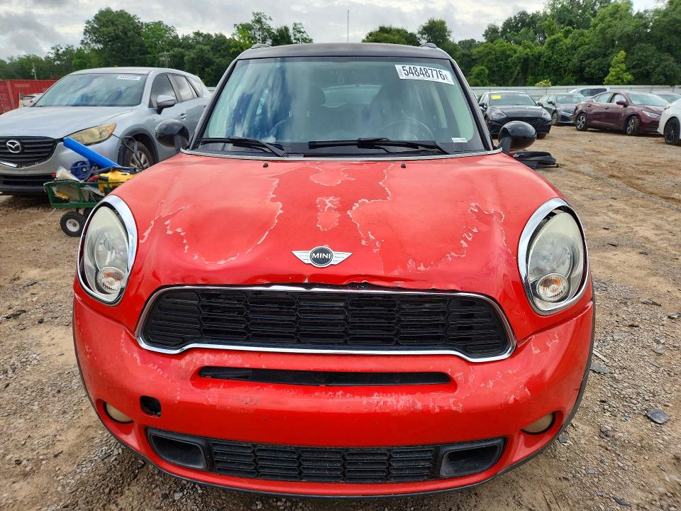 2011 Mini Cooper VIN WMWZC3C52BWM25725 COPART salvage auction — FRONT END, AL - CERT OF TITLE-SALVAGE TITLE, sold $425 on 2026-08-18 (photo 5)