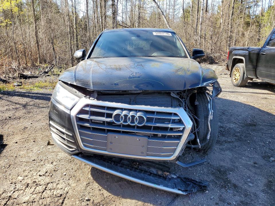 2018 Audi VIN WA1BNAFY5J2191220 COPART salvage auction — FRONT END, On - Permit Salvage, sold $8,600 on 2026-07-14 (photo 5)