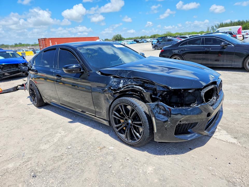 2019 BMW M5 VIN WBSJF0C5XKB448711 COPART salvage auction — FRONT END, Fl - Cert Of Title Slvg Rebuildable, sold $16,300 on 2026-07-08 (photo 4)