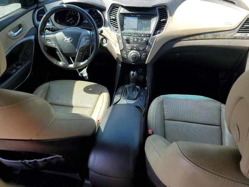 2017 Hyundai Santa fe VIN 5XYZWDLA7HG481968 COPART salvage auction — FRONT END, Mt - Certificate Of Title, sold $4,000 on 2026-07-10 (photo 8)