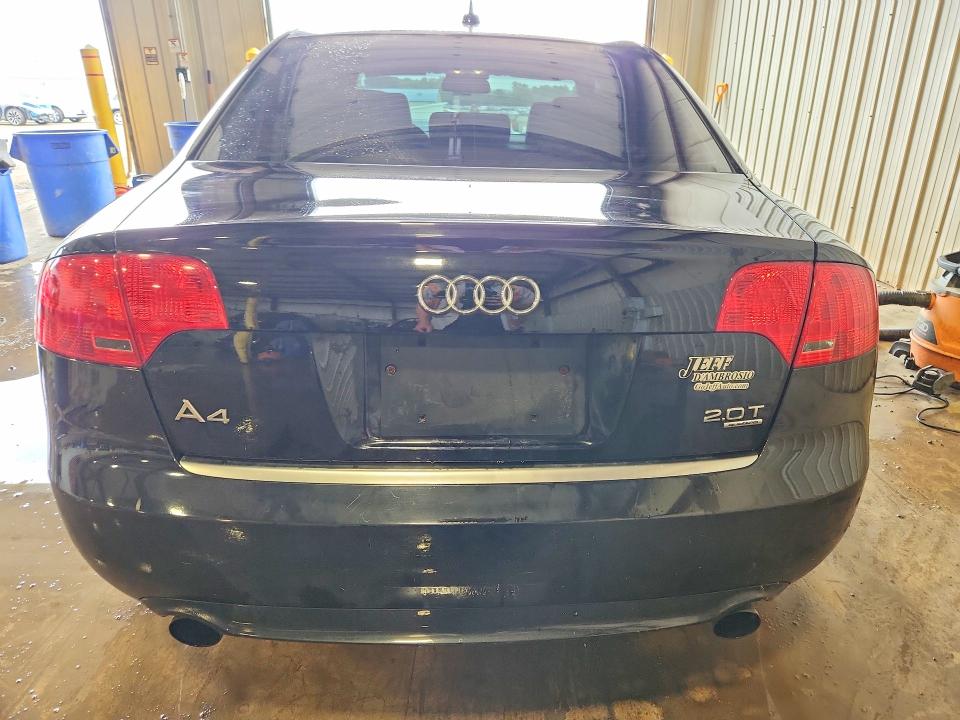 2008 Audi A4 VIN WAUDF78E48A167019 COPART salvage auction — FRONT END, Pa - Certificate Of Salvage, sold $175 on 2026-07-07 (photo 6)
