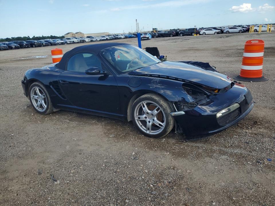2006 Porsche Boxster VIN WP0CA29836U710333 COPART salvage auction — FRONT END, Tx - Salvage Vehicle Title, sold $3,000 on 2026-07-02 (photo 4)