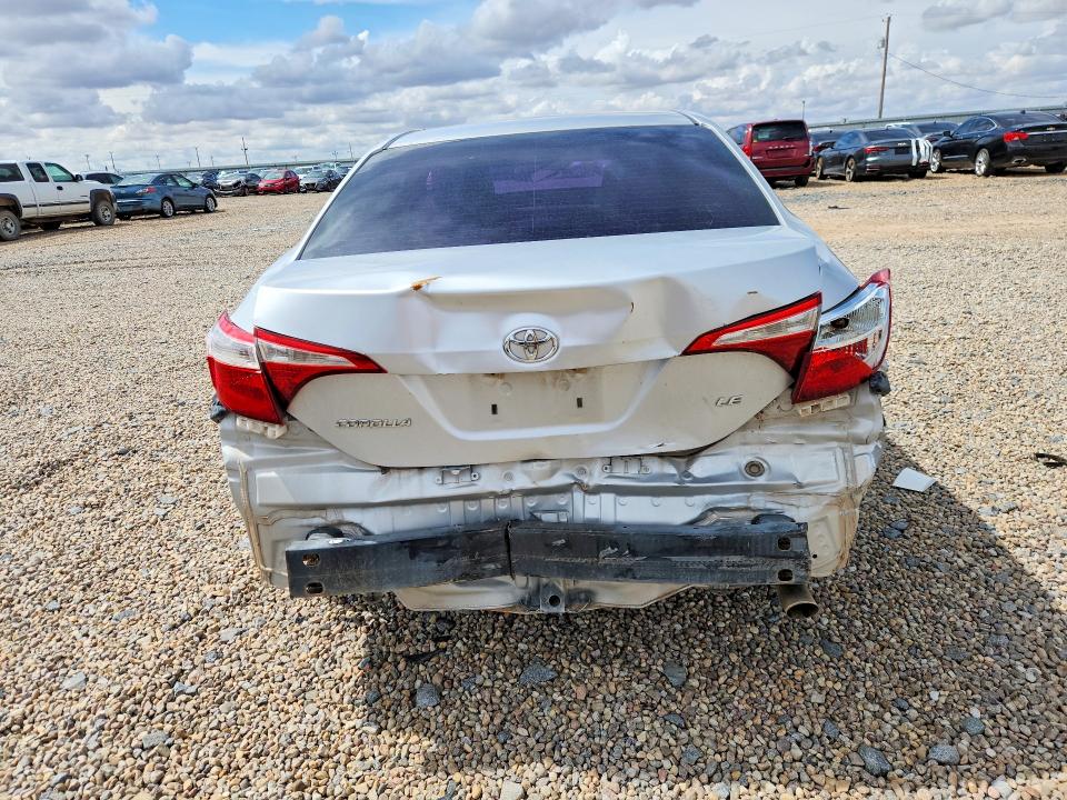 2016 Toyota Corolla VIN 5YFBURHEXGP514696 COPART salvage auction — REAR END, Nm - Cert Of Title-Salvage, sold $1,700 on 2026-07-14 (photo 6)