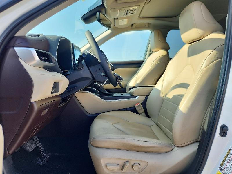 2021 Toyota Highlander VIN 5TDGZRAH4MS043286 COPART salvage auction — FRONT END, Tx - Salvage Vehicle Title, sold $10,100 on 2026-07-10 (photo 7)