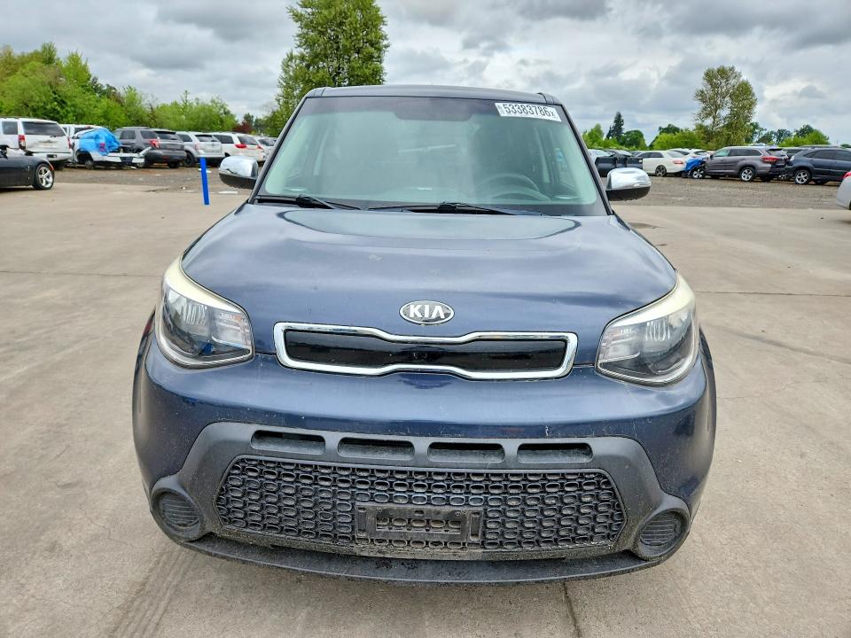 2014 Kia Soul VIN KNDJP3A55E7107412 COPART salvage auction — UNDERCARRIAGE, Or - Salvage Title Certificate, sold $550 on 2026-07-06 (photo 5)