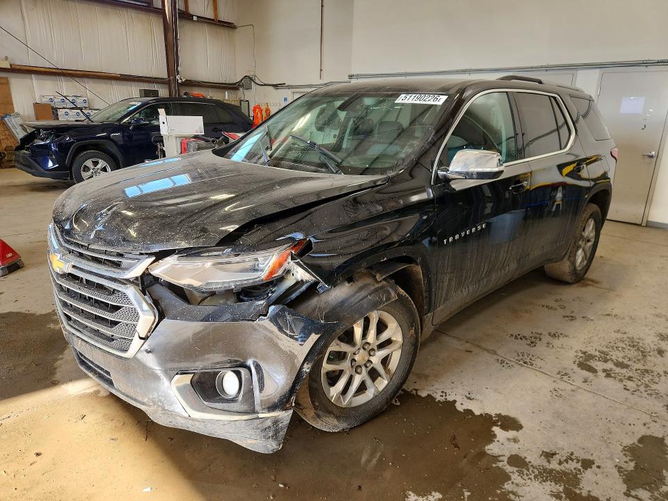 2018 Chevrolet Traverse VIN 1GNEVGKW7JJ172983 COPART salvage auction — FRONT END, Ab - Bos - Salvage, sold $1,000 on 2026-07-09 (photo 1)