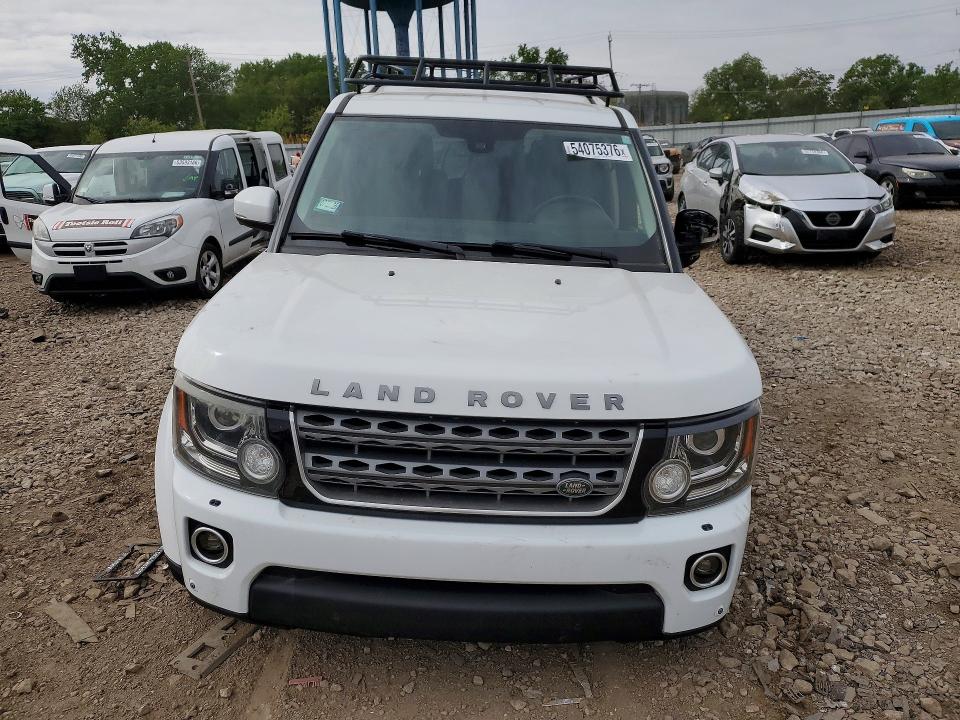 2016 Land rover VIN SALAG2V62GA829299 COPART salvage auction — FRONT END, Il - Salvage Certificate, sold $2,600 on 2026-07-29 (photo 5)
