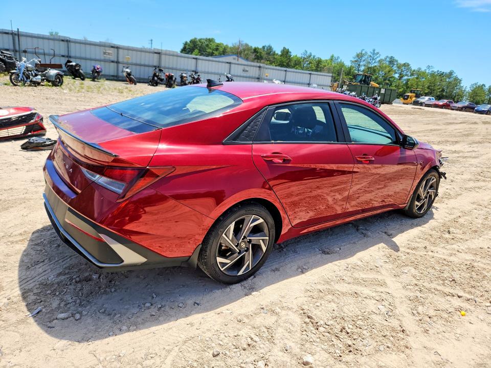 2025 Hyundai Elantra VIN KMHLM4DG5SU903705 COPART salvage auction — FRONT END, Fl - Cert Of Title Slvg Rebuildable, sold $6,600 on 2026-07-17 (photo 3)