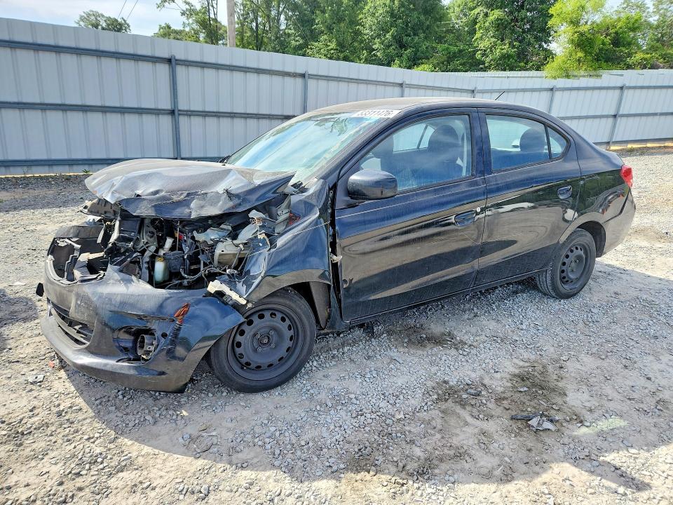 2017 Mitsubishi Mirage VIN ML32F3FJ9HHF07474 COPART salvage auction — FRONT END, Nc - Salvage Certificate Of Title, sold $225 on 2026-07-15 (photo 1)