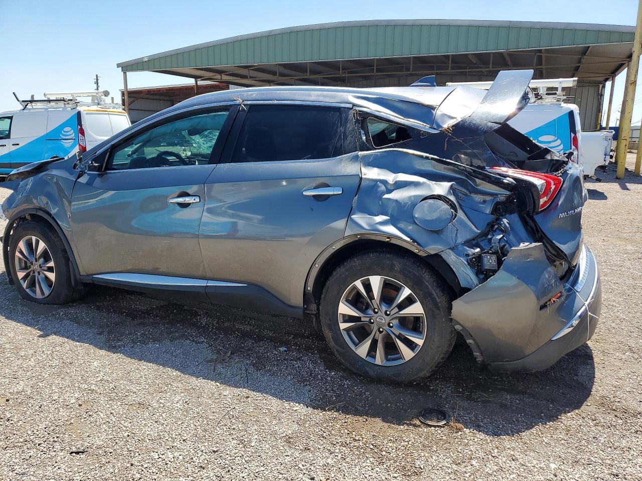 2017 Nissan Murano VIN 5N1AZ2MG4HN137062 COPART salvage auction — Front End, TX - CERTIFICATE OF TITLE, sold $350 on 2026-07-02 (photo 2)