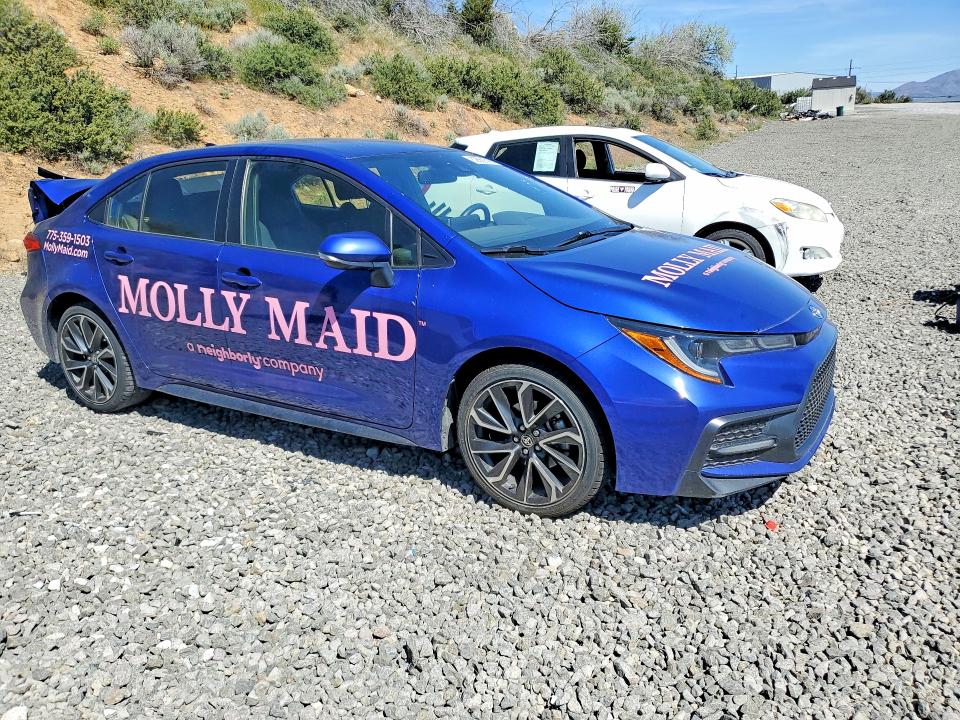 2021 Toyota VIN JTDS4MCE1MJ079335 COPART salvage auction — REAR END, Nv - Salvage Title, sold $3,950 on 2026-07-02 (photo 4)