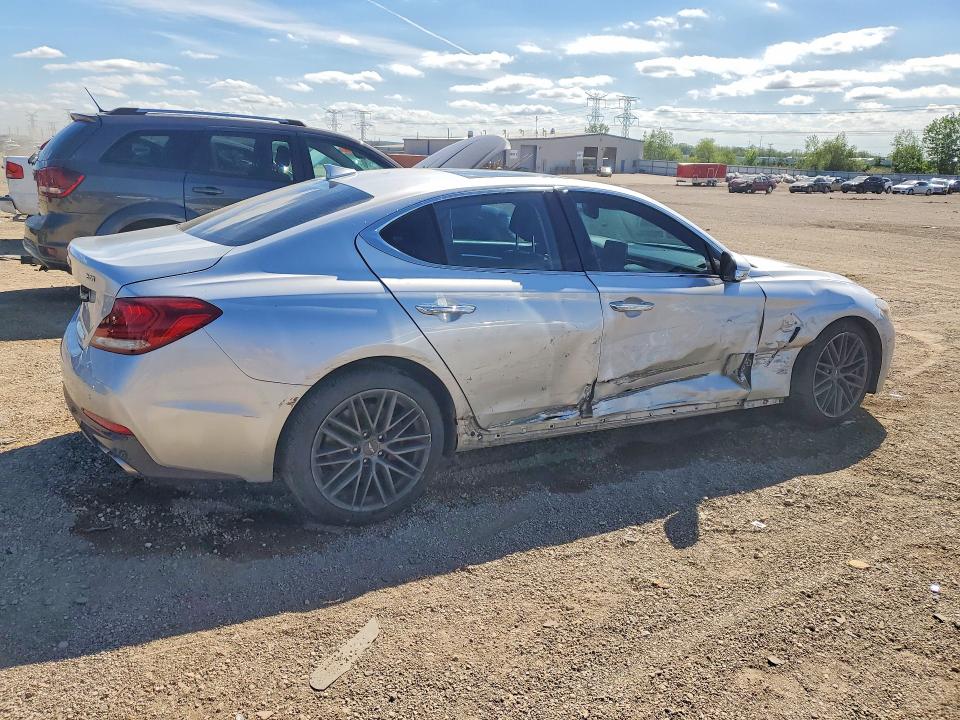 2019 Genesis G70 VIN KMTG34LA4KU012828 COPART salvage auction — SIDE, Il - Salvage Certificate, sold $4,450 on 2026-07-28 (photo 3)