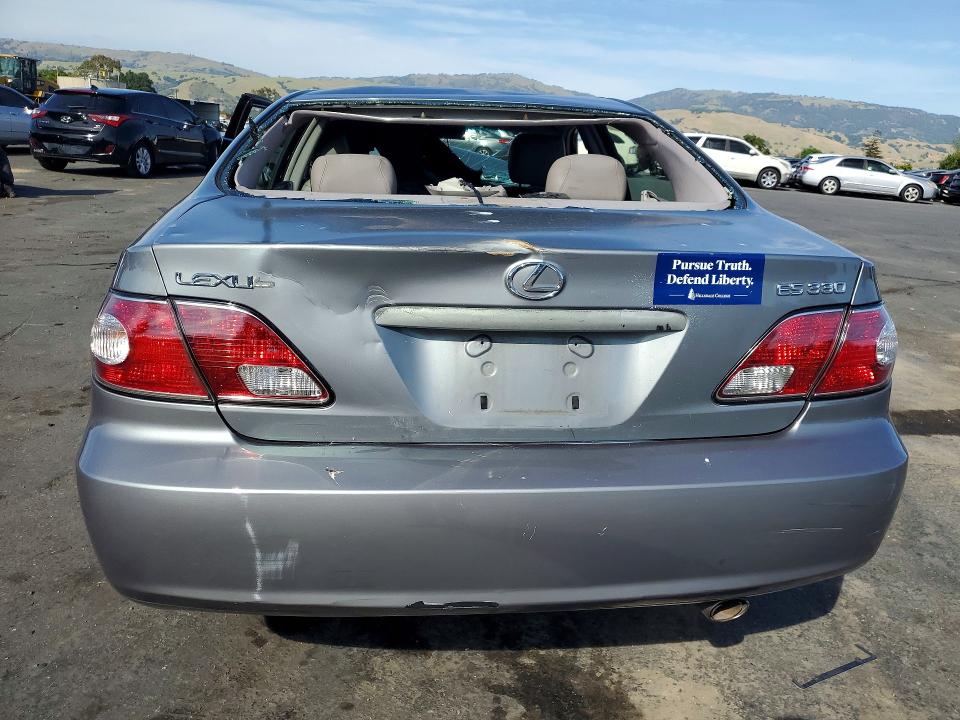 2004 Lexus Es 330 VIN JTHBA30GX40018577 COPART salvage auction — FRONT END, CA - SALVAGE CERTIFICATE, sold $70 on 2026-07-14 (photo 6)