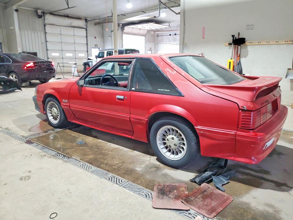 1987 Ford Mustang VIN 1FABP42EXHF211970 COPART salvage auction — FRAME DAMAGE, IN - CERT OF TITLE - REBUILT VEHICL, sold $2,200 on 2026-07-09 (photo 2)