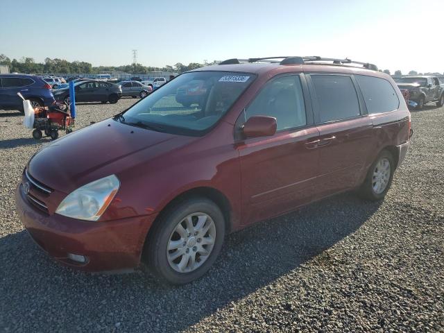 2009 Kia SEDONA VIN KNDMB233296299370 COPART salvage auction — REAR END, FL - CERT OF TITLE SLVG REBUILDABLE, sold $850 on 2026-07-14 (photo 1)