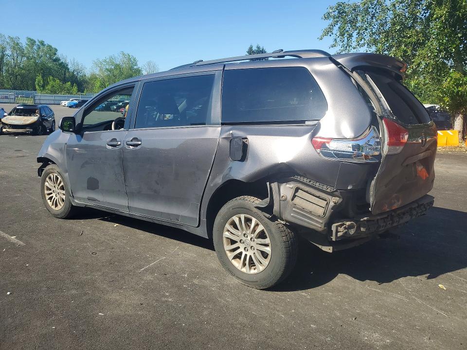 2012 Toyota Sienna VIN 5TDYK3DC3CS275687 COPART salvage auction — REAR END, Or - Salvage Title Certificate, sold $950 on 2026-07-13 (photo 2)