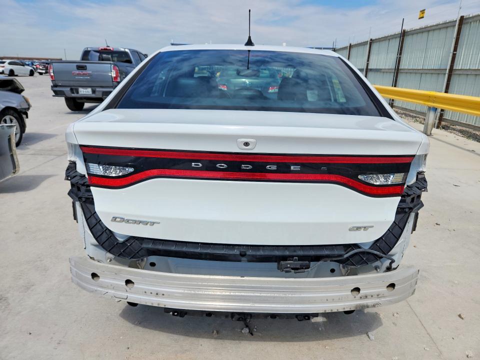 2015 Dodge Dart VIN 1C3CDFEB5FD205706 COPART salvage auction — REAR END, Tx - Salvage Vehicle Title, sold $950 on 2026-07-03 (photo 6)