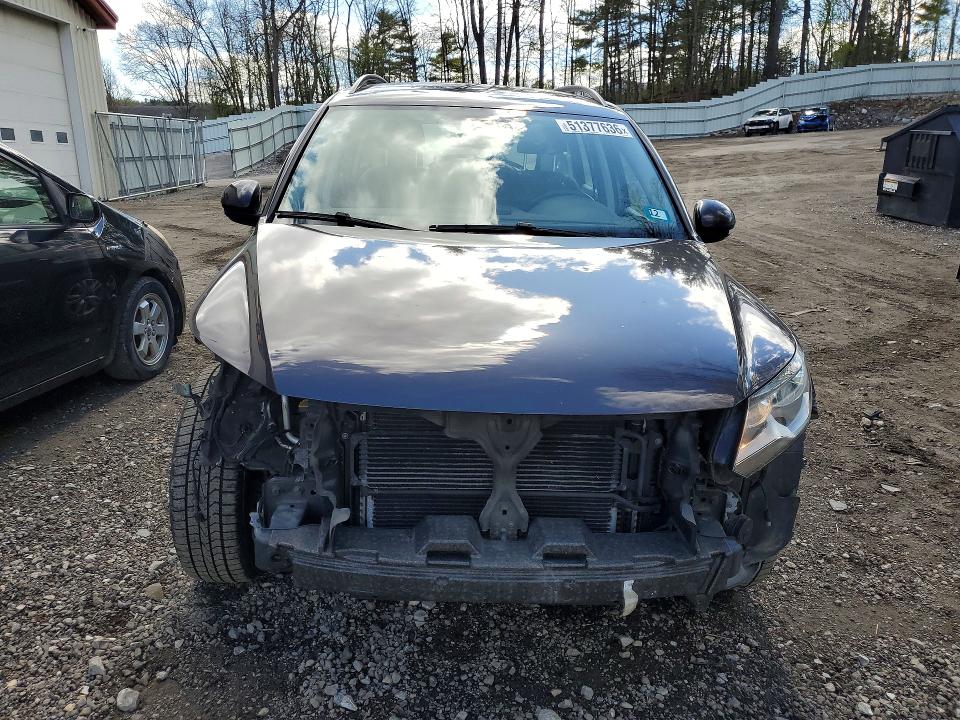 2016 Volkswagen Tiguan VIN WVGBV7AX5GW592805 COPART salvage auction — FRONT END, Wv - Salvage Certificate, sold $2,900 on 2026-07-27 (photo 5)