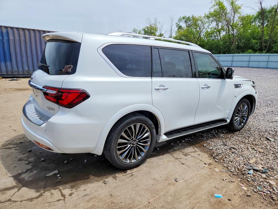 2018 Infiniti Qx80 VIN JN8AZ2NC8J9440736 COPART salvage auction — FRONT END, Wi - Certificate Of Title, sold $9,000 on 2026-07-13 (photo 3)