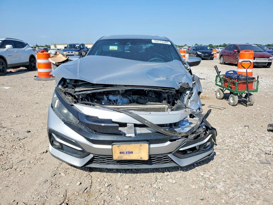 2020 Honda Civic VIN SHHFK7H61LU215798 COPART salvage auction — FRONT END, Tx - Salvage Vehicle Title, sold $3,700 on 2026-07-09 (photo 5)