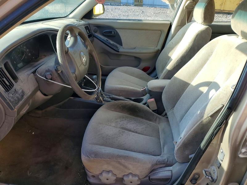 2006 Hyundai Elantra VIN KMHDN46D66U361704 COPART salvage auction — HAIL, Mo - Junking Certificate, sold $325 on 2026-07-14 (photo 7)