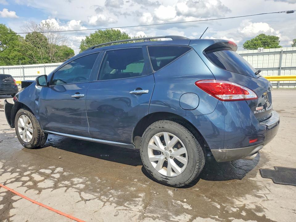 2014 Nissan Murano VIN JN8AZ1MU2EW412328 COPART salvage auction — FRONT END, Tn - Salvage Certificate, sold $1,250 on 2026-07-27 (photo 2)