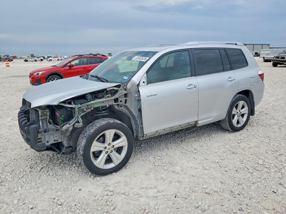 2008 Toyota Highlander VIN JTEDS42A382020960 COPART salvage auction — FRONT END, Tx - Salvage Vehicle Title, sold $2,550 on 2026-07-16 (photo 1)